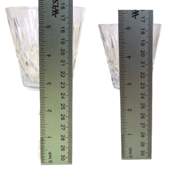 Wine and Sherry Glass Edinburgh Crystal Pattern ED19 Olive and Cross Cut Vintage - Picture 5 of 11